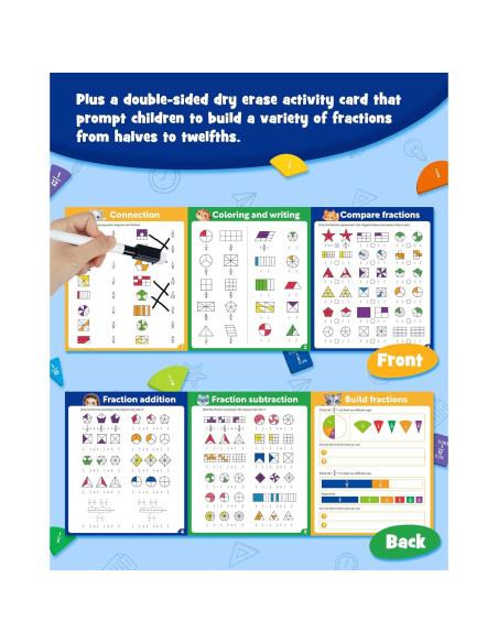 Rompecabezas Educativo Magnético D-FantiX de Fracciones