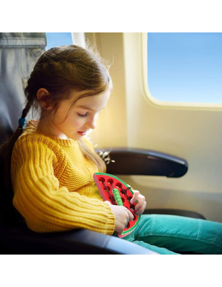 Juguete de Enhebrado KLT de Madera para Niños - Manzana y Sandía