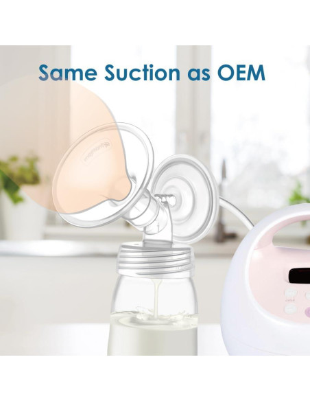 Conjunto de Flanges 21mm Maymom para Bomba Spectra S1/S2