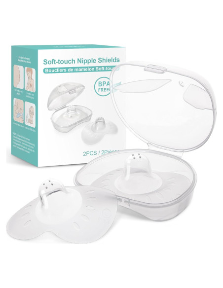 Protectores de Pezón Kencpet 20mm - Silicona Suave para Lactancia