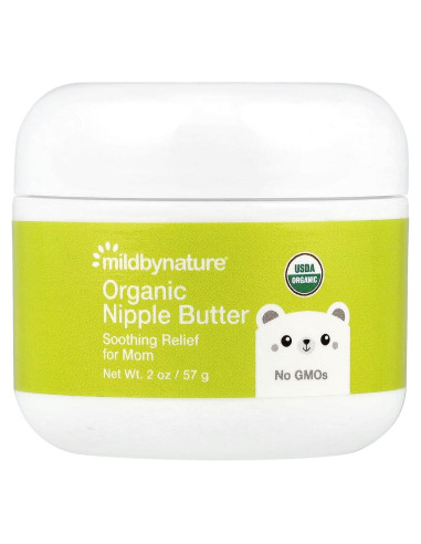 Mantequilla de Pezón Orgánica Mild By Nature 57 g - Alivio Calmante