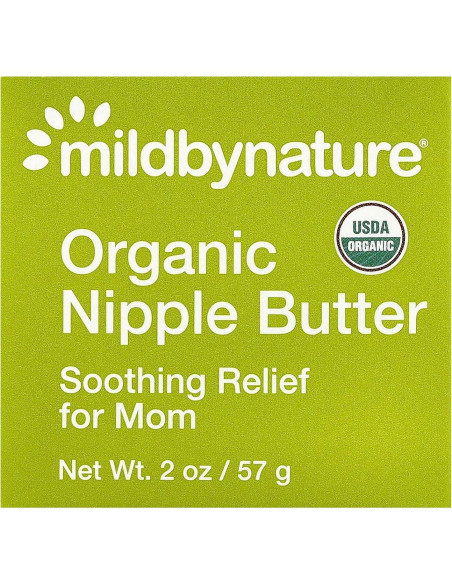 Mantequilla de Pezón Orgánica Mild By Nature 57 g - Alivio Calmante