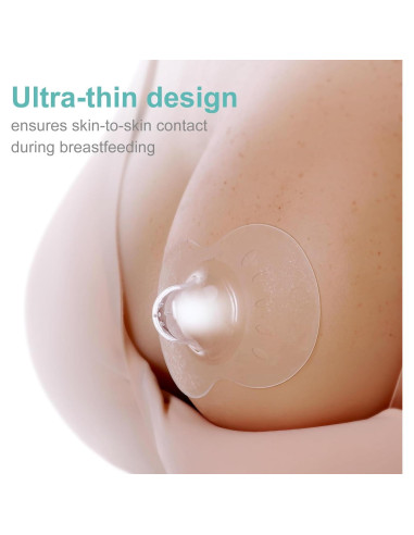 Protectores de Pezón Kencpet 20mm - Silicona Suave para Lactancia