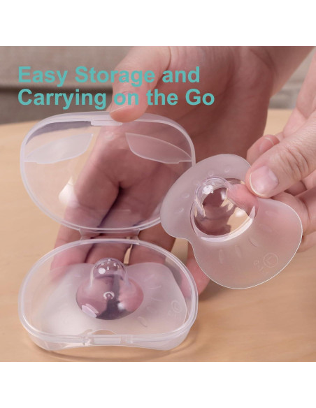 Protectores de Pezón Kencpet 20mm - Silicona Suave para Lactancia