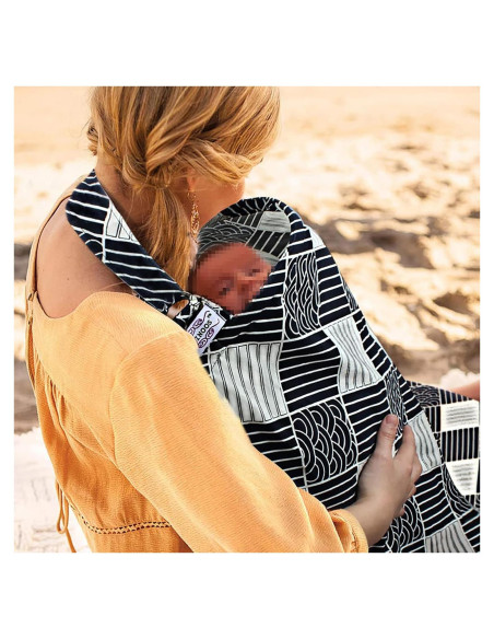 Funda de Lactancia UHINOOS Algodón Transpirable Ajustable Negro