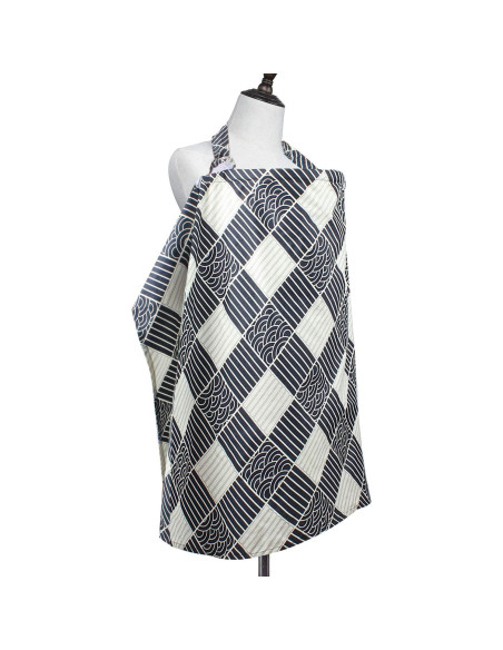 Funda de Lactancia UHINOOS Algodón Transpirable Ajustable Negro