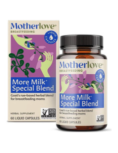 Motherlove Más Leche Suplemento Herbal 60 Cápsulas Líquidas