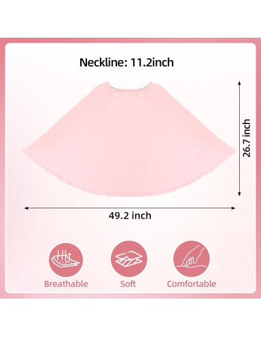 4 Fundas de Lactancia Suaves de Rayón 360 Cobertura Completa