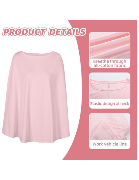 4 Fundas de Lactancia Suaves de Rayón 360 Cobertura Completa