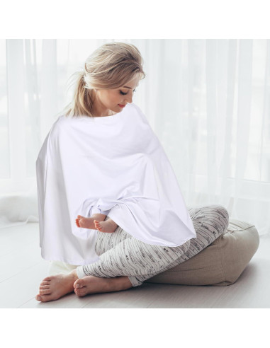 4 Fundas de Lactancia Suaves de Rayón 360 Cobertura Completa