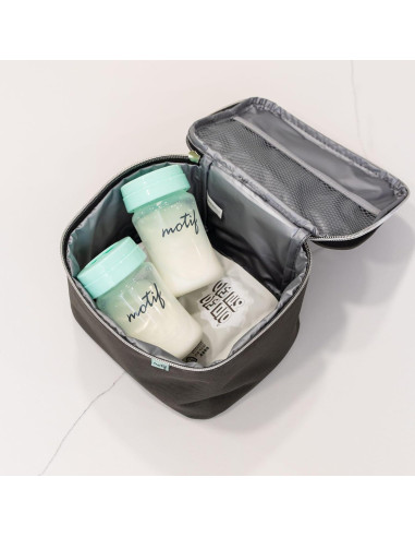 Conjunto Enfriador de Leche Materna Motif Medical Luna - Aislada, 2 Contenedores