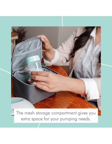 Conjunto Enfriador de Leche Materna Motif Medical Luna - Aislada, 2 Contenedores