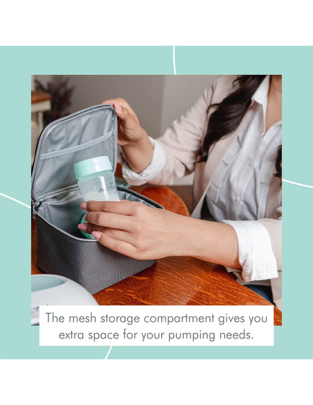 Conjunto Enfriador de Leche Materna Motif Medical Luna - Aislada, 2 Contenedores