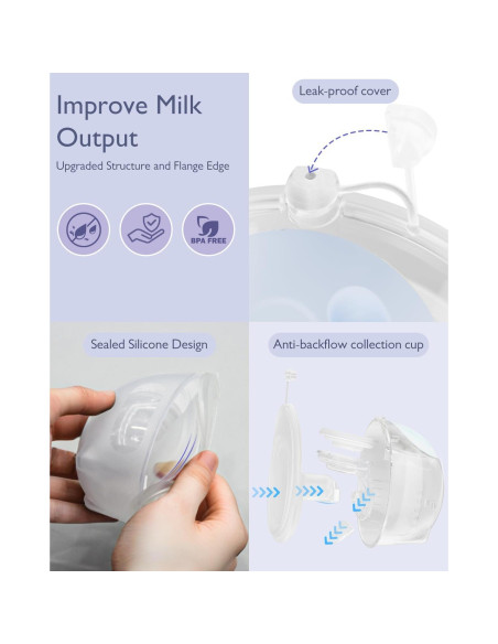 Extractor de Leche Eléctrico Momfree K3 Portátil 180ml