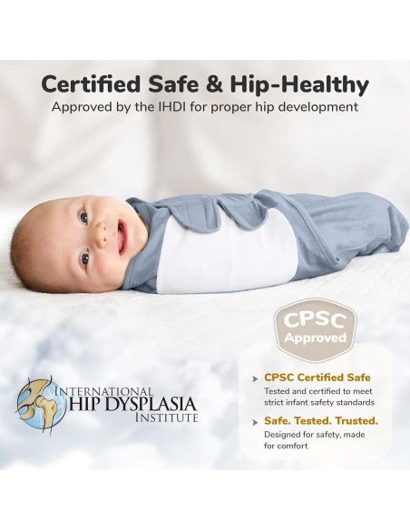 Saco de Envolver Mama Cheetah 4-Pack Algodón Orgánico 0-3 Meses