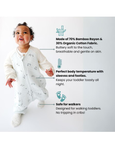 Saco de Sueño Tealbee Dreamsie 12M-2T - 0.8 TOG Transpirable 2