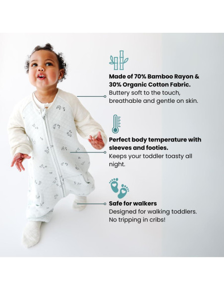 Saco de Sueño Tealbee Dreamsie 12M-2T - 0.8 TOG Transpirable