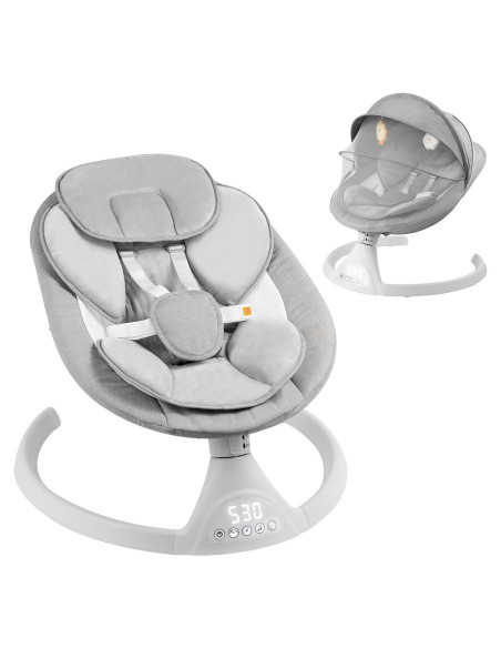 Hamaca Portátil para Bebés Suureks con Control Remoto y Música Hamaca Portátil para Bebés Suureks con Control Remoto y Música