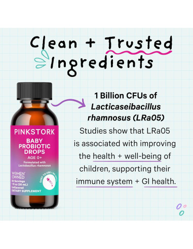 Gotas para Dormir Pink Stork Baby 30 ml - Sin Melatonina