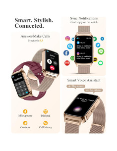 Reloj inteligente ChronArk 1.57" fitness IP68 con Bluetooth 2