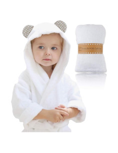 Bata de Baño Premium Channing & Yates para Bebé 1-3T Beige