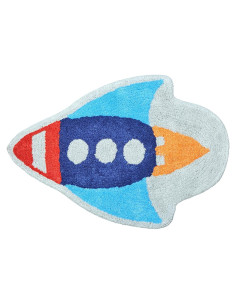 Alfombra de baño o habitación Everyday Kids Cohete 76x51 cm