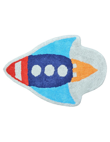 Alfombra de baño o habitación Everyday Kids Cohete 76x51 cm