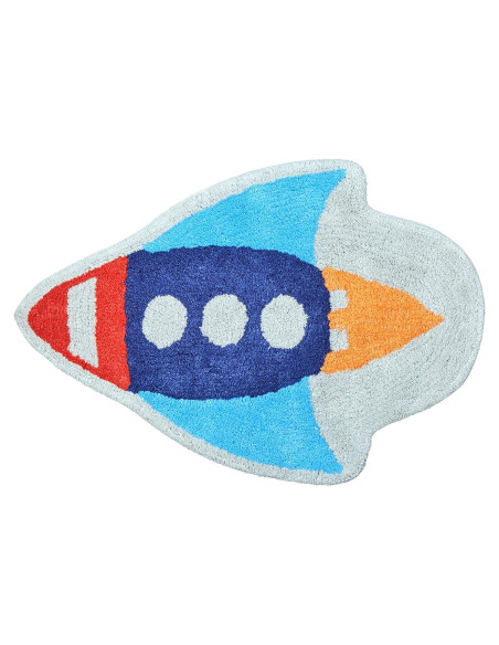 Alfombra de baño o habitación Everyday Kids Cohete 76x51 cm