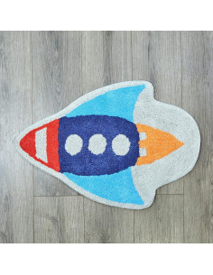 Alfombra de baño o habitación Everyday Kids Cohete 76x51 cm 2