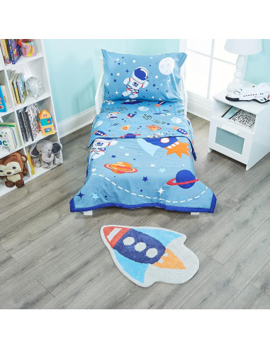 Alfombra de baño o habitación Everyday Kids Cohete 76x51 cm