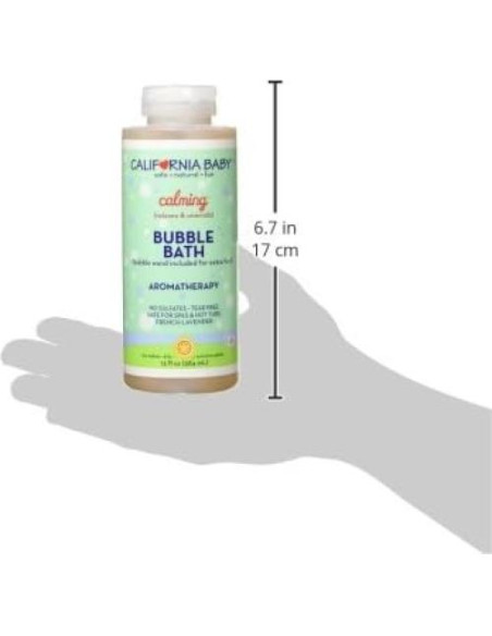 Baño de Burbujas Calmante California Baby 384 ml con Varita
