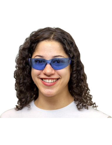 Gafas de Seguridad BISON LIFE - Lente Policarbonato Azul 144 Pzas