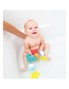Juguetes de Baño Acuáticos Infantino - 8 Amigos del Mar 2