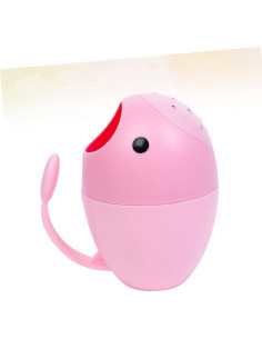 Taza de Baño para Bebés ifundom en Forma de Huevo Rosa 2