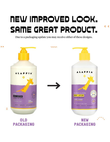 Loción Corporal Alaffia 473 ml Limón Lavanda para Bebés