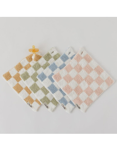 Manta de Amor Orelle Verde Salvia para Bebés con Soporte Chupete