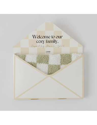 Manta de Amor Orelle Verde Salvia para Bebés con Soporte Chupete