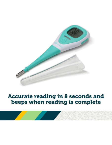 Termómetro 3-en-1 Safety 1st, lectura rápida, Aqua