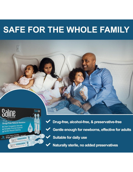 Ampollas Salinas Shusher Care 50x5ml - Solución Isotónica 0.9%