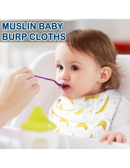 30 Pañales de Muselina Kenning para Bebés 25x25 cm Suaves