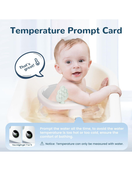 Asiento de Baño Antideslizante Coldew para Bebés Gris 0-9 kg