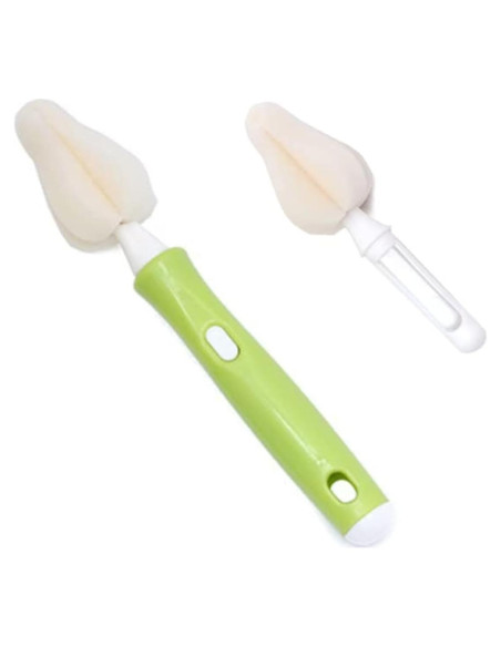 Cepillo para Biberones Duehut GJ120 Verde 17x3.5cm Flexible