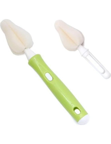 Cepillo para Biberones Duehut GJ120 Verde 17x3.5cm Flexible