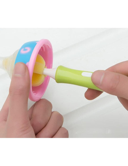 Cepillo para Biberones Duehut GJ120 Verde 17x3.5cm Flexible