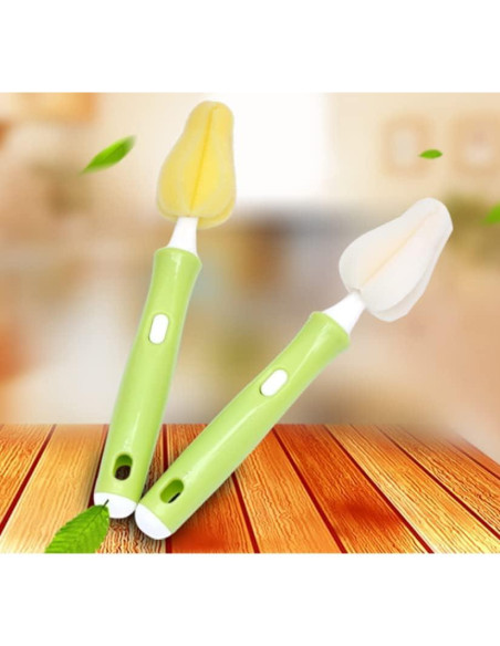 Cepillo para Biberones Duehut GJ120 Verde 17x3.5cm Flexible