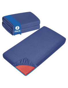 Sábana Ajustada para Tapete de Siesta Coldwind Marino 60x120 cm