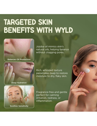 Bálsamo Hidratante Natural Wyld Skincare 113g - Sebo de Res