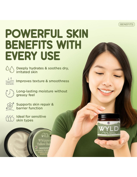 Bálsamo Hidratante Natural Wyld Skincare 113g - Sebo de Res Bálsamo Hidratante Natural Wyld Skincare 113g - Sebo de Res