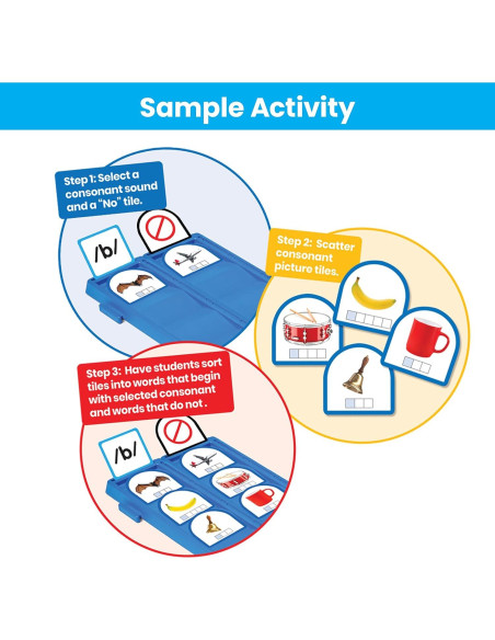 Conjunto de Actividades Hand2mind Clasifica Ese Sonido 314 Piezas