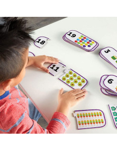 Tarjetas de Rompecabezas de Conteo Learning Resources 25 Piezas 2
